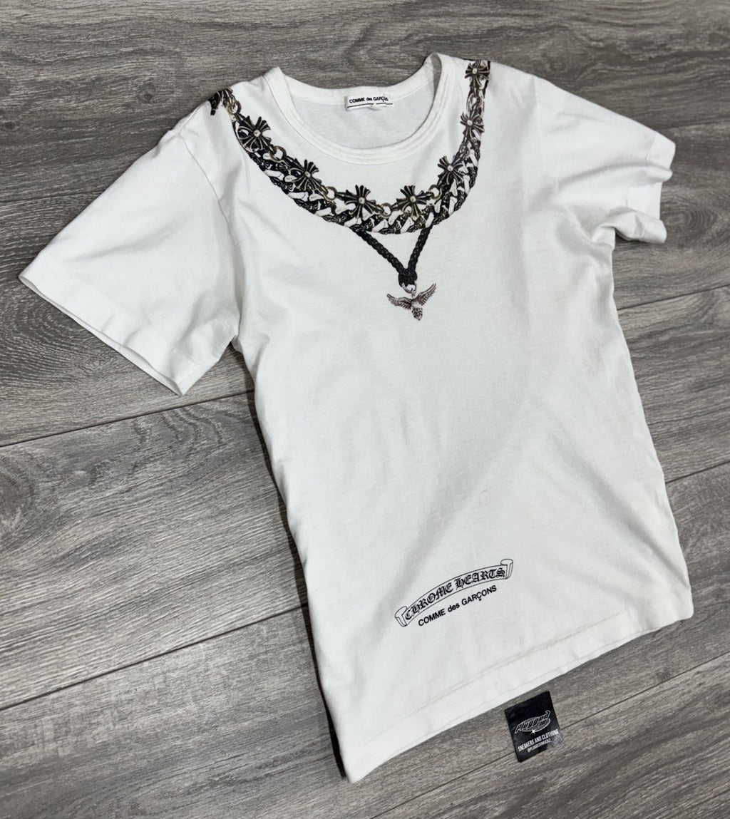 Size Medium - Chrome Hearts x Comme De Garcons T-Shirt ' White ' | RARE