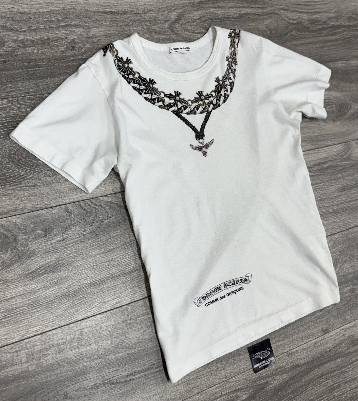 Size Medium - Chrome Hearts x Comme De Garcons T-Shirt ' White ' | RARE