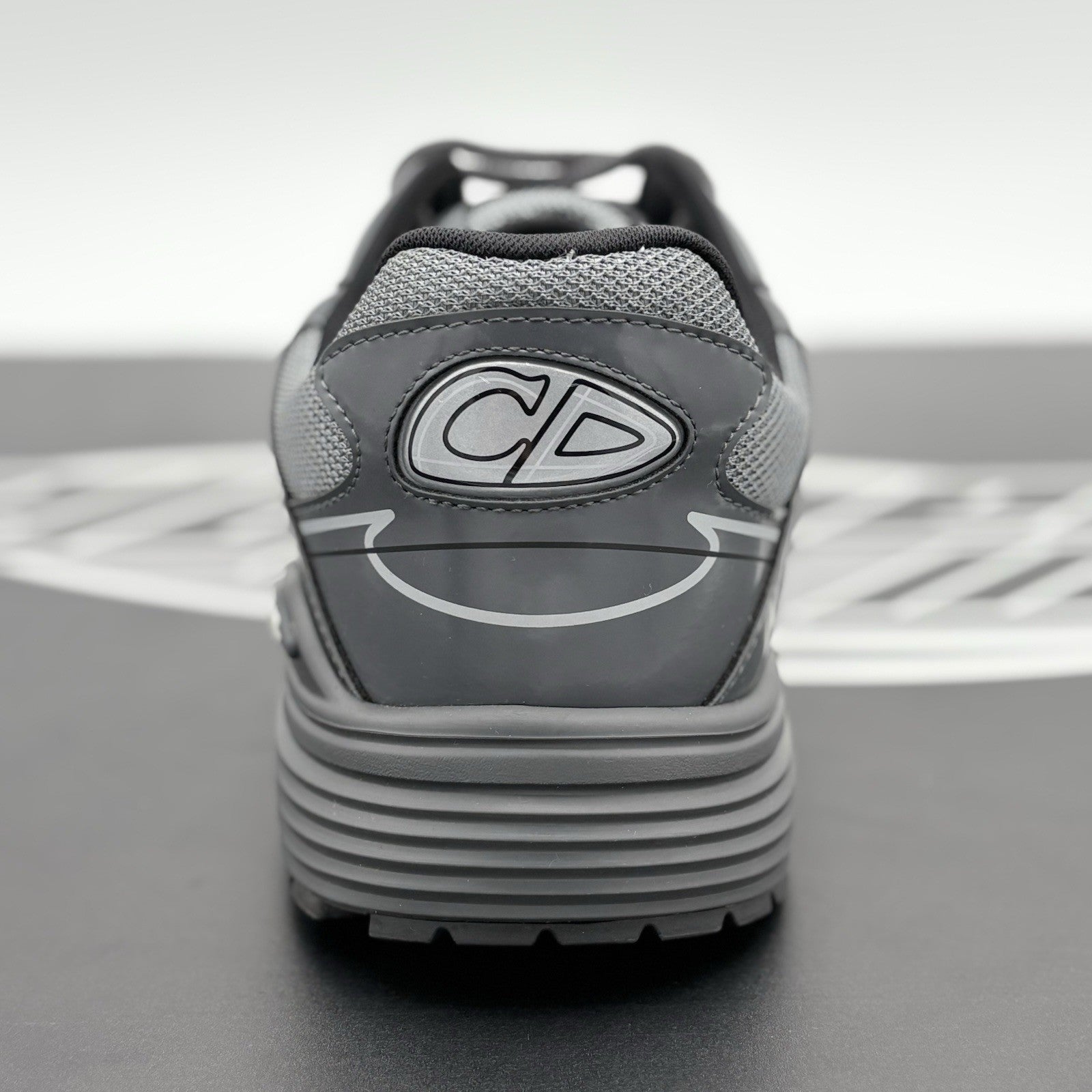 Size 45 (12 US) Dior B30 Reflective Sneaker ' Black Gray ' | ONLY WORN 1-3x
