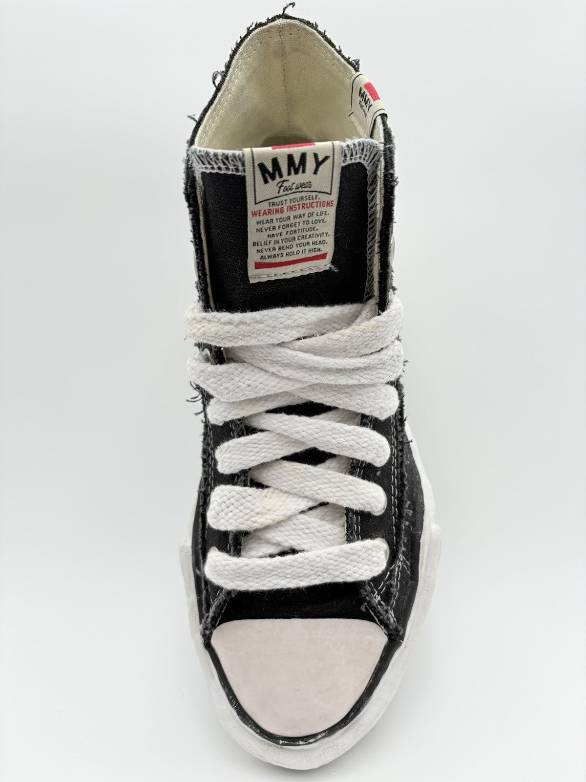 Size 41 (8 US) Maison Mihara Yasuhiro Peterson OG Sole Canvas High ' Black '