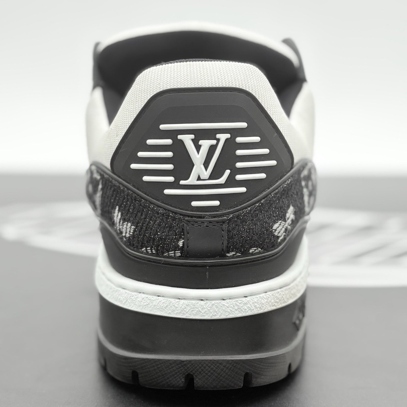 Size 10 LV (11-11.5 US) Louis Vuitton Denim Maxi ' Black ' | ONLY WORN ONCE!