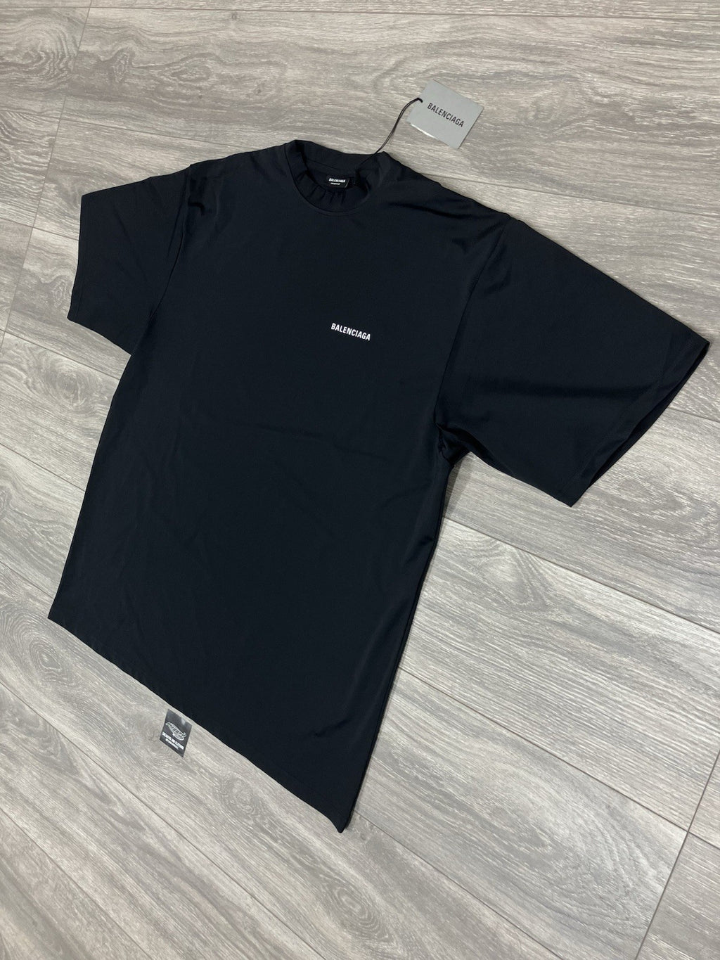 Size Medium - Balenciaga Lycra Large Fit Swim Shirt ' Black ' | BRAND NEW!
