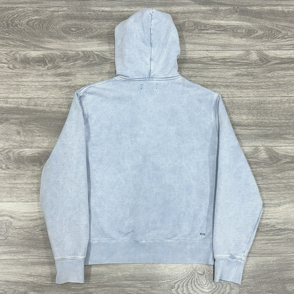 Size L - Amiri Filigree Embroidered Hoodie ' Blue ' | GREAT CONDITION!