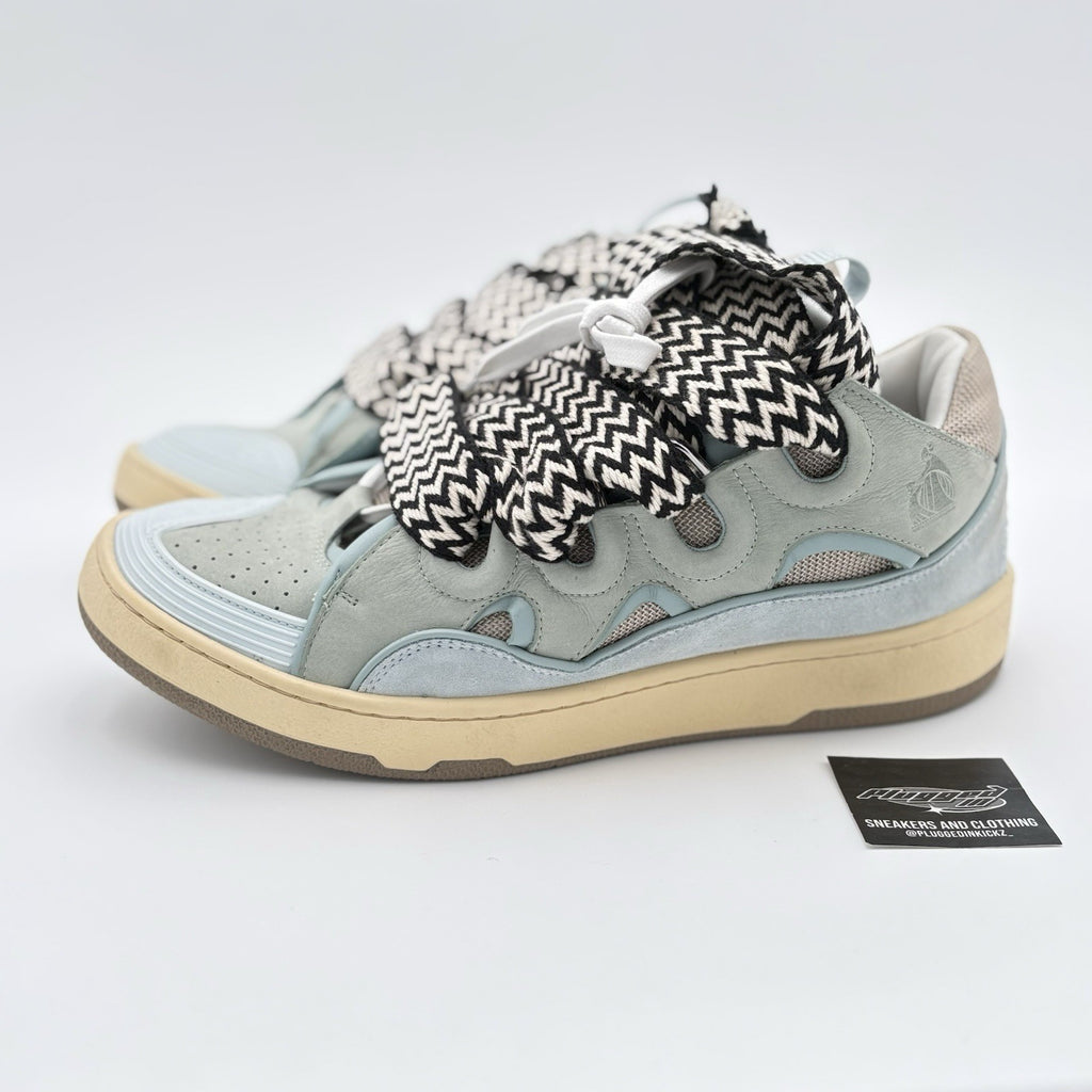 Size 41 (8 US) - Lanvin Curb Sneaker ' Light Blue ' | WORN ONCE!