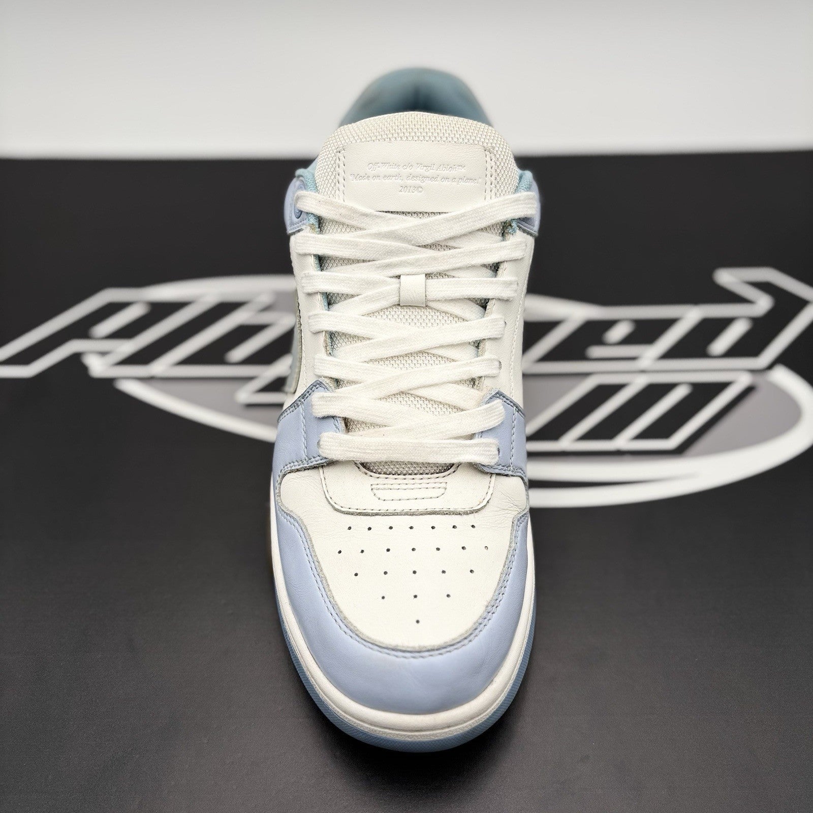 Size 44 (11 US) - Off-White Out of Office Low ' Light Blue ' | GOOD CONDITION!