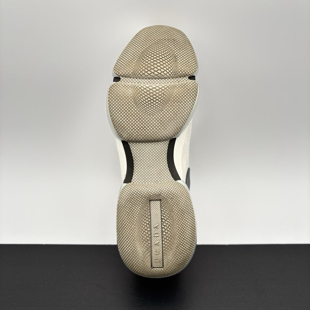 Size 6.5 UK (7.5 US) Prada Cloudbust Mesh ' White, Grey ' | GOOD CONDITION!