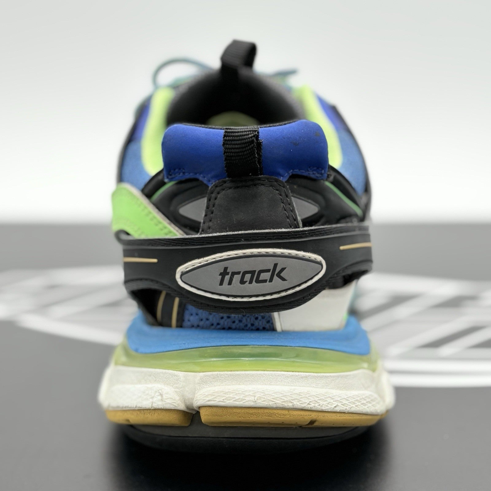 Size 43 (US 10) - Balenciaga Track ' Black Green Blue Gold ' | GOOD CONDITION