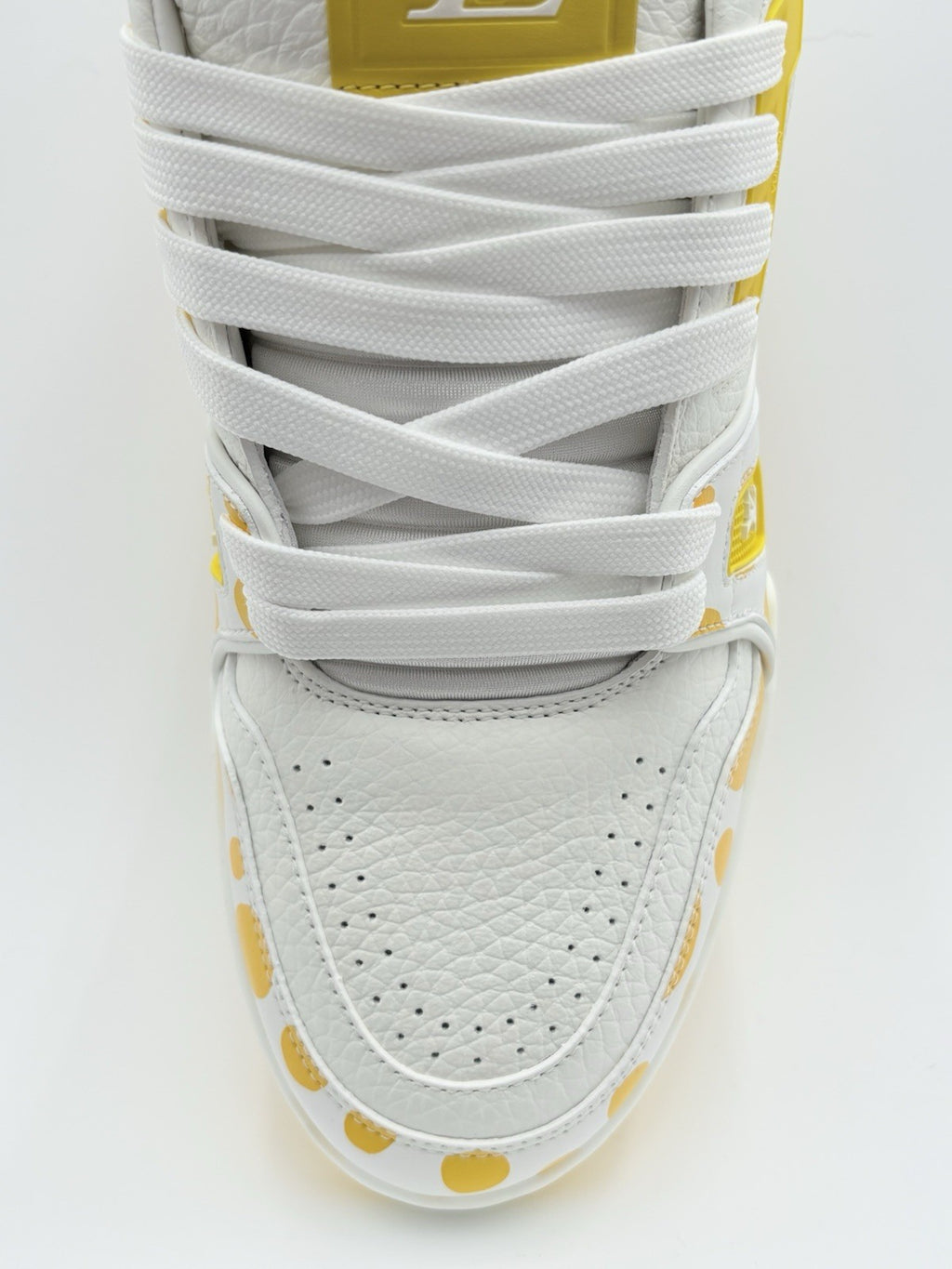 Size 6 LV (7-7.5 US) Louis Vuitton x Yayoi Kusama ' White Yellow ' | BRAND NEW!