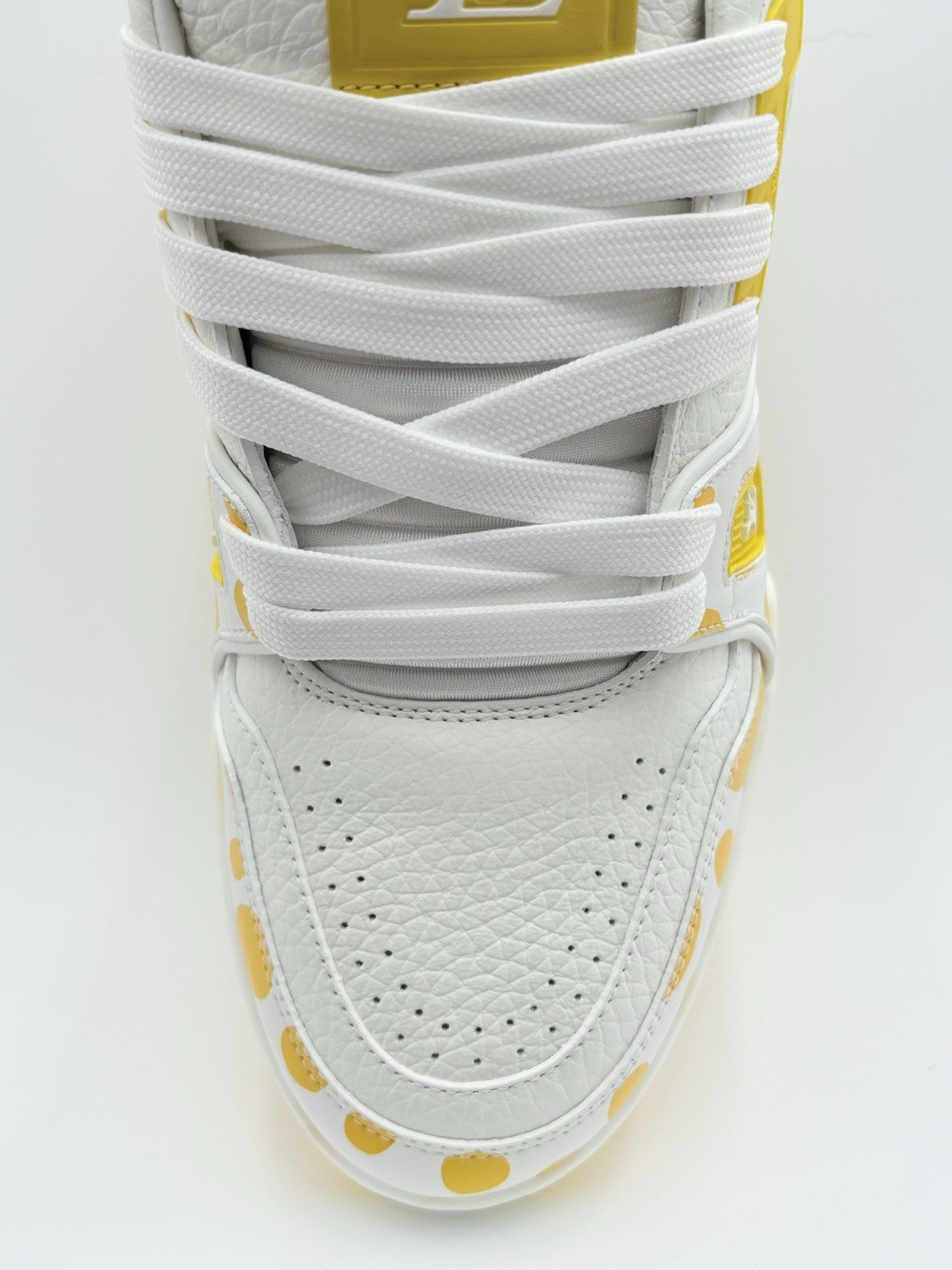 Size 6 LV (7-7.5 US) Louis Vuitton x Yayoi Kusama ' White Yellow ' | BRAND NEW!