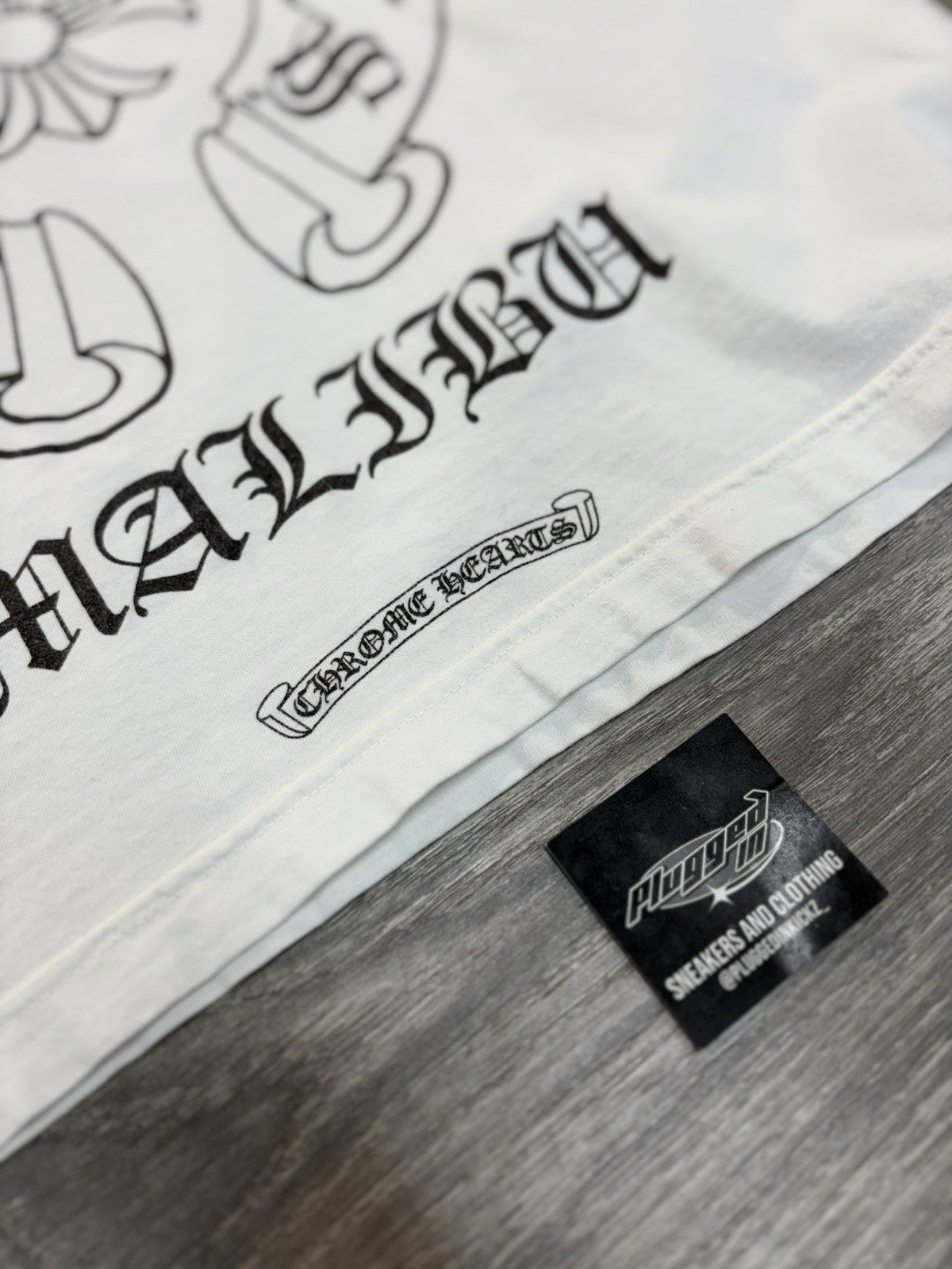 Size Medium - Chrome Hearts Malibu Exclusive T-Shirt ' White ' | GREAT COND!