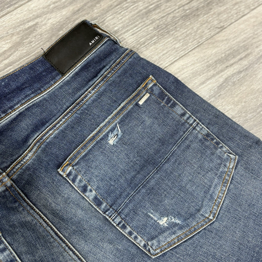 Size 38 - Amiri Stack Jeans ' Blue ' | SUPER CLEAN!