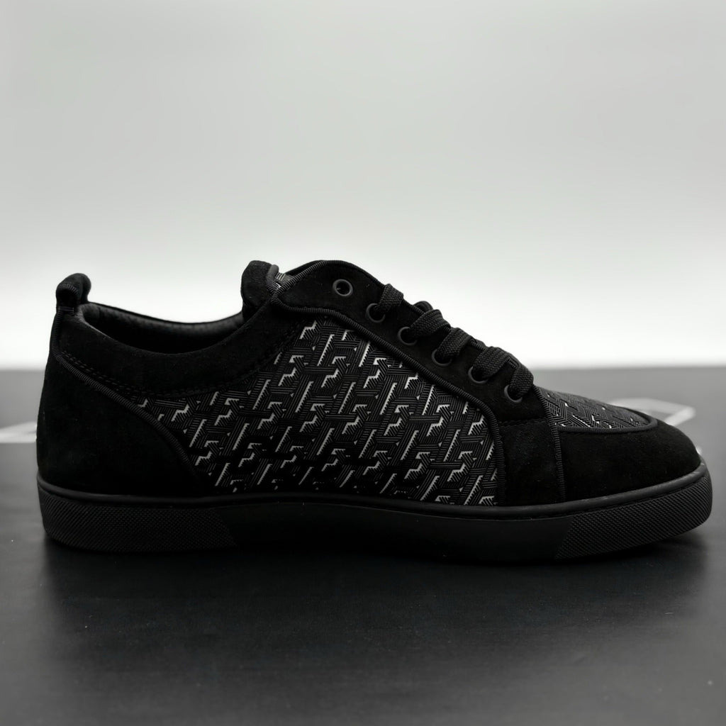 Size 45.5 (12.5 US) Christian Louboutin Rantulow Orlato Flat ' Black ' EXCELLENT