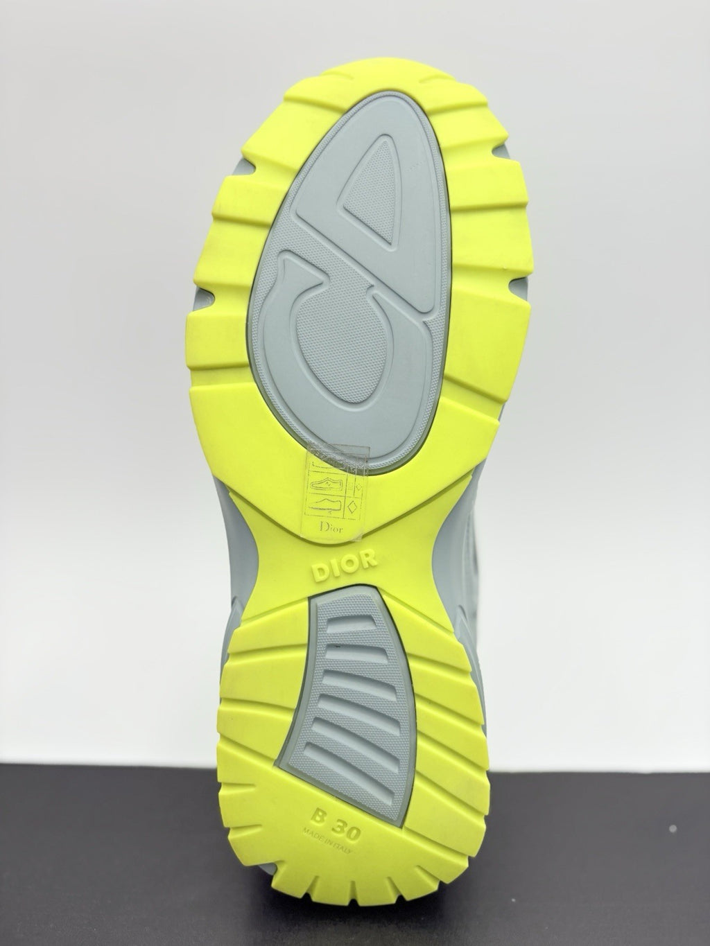 Size 41 (8 US) Dior B30 Reflective CD30 ' Blue Neon Yellow ' | EXCELLENT COND!