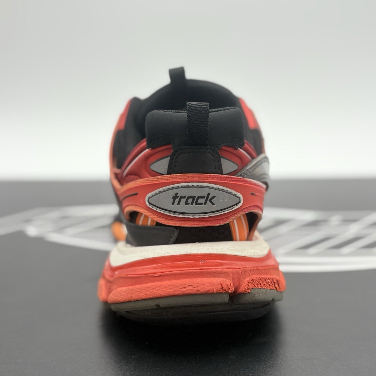 Size 41 (8 US) - Balenciaga Track Sneaker ' Orange Red Black ' | GOOD CONDITION!