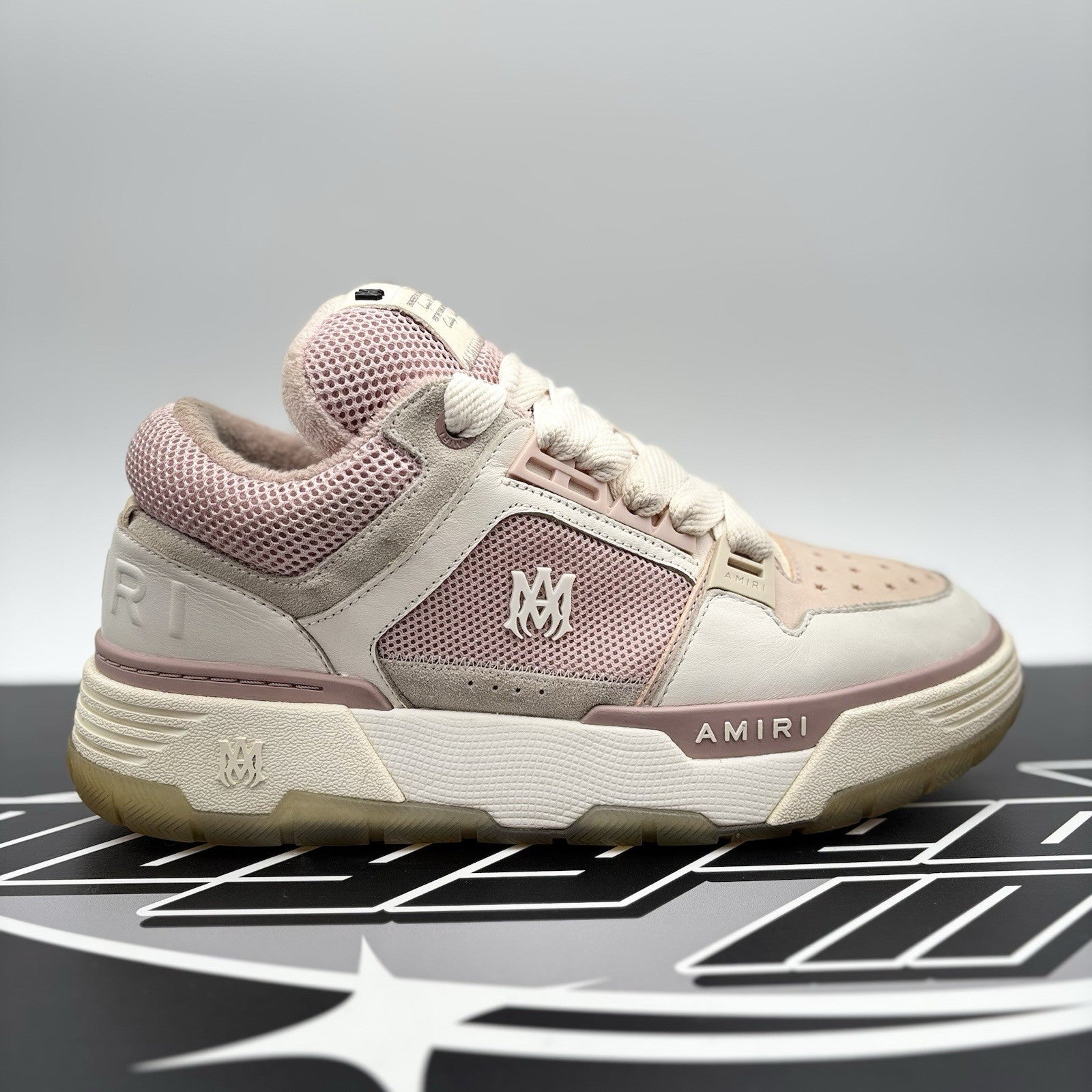 Size 43 (10 US) Amiri MA-1 ' White Pink ' | GOOD CONDITION!