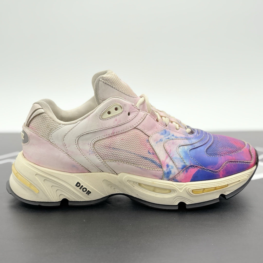 Size 40 (7 US) - Christian Dior CD1 ' Tie Dye Pink Blue '