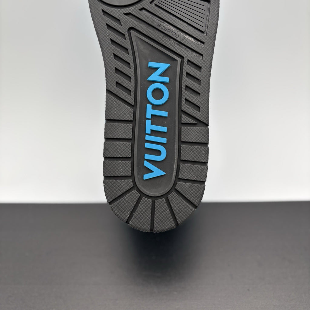 Size 6.5LV (7.5-8US) Louis Vuitton Virgil Abloh Trainer 'Blue Black' |1-3x Worn!