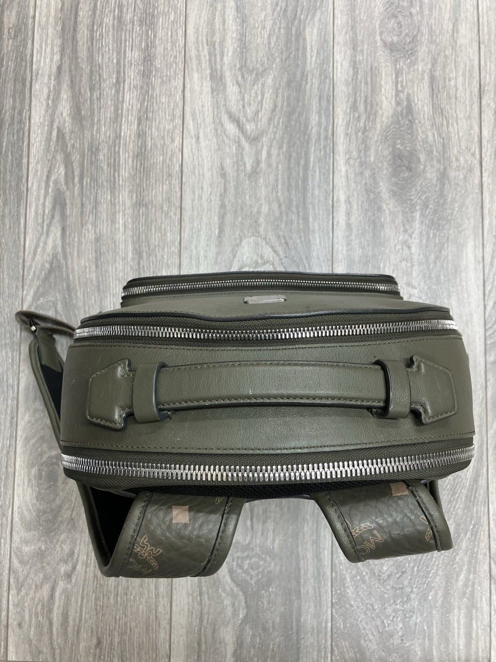 MCM Visetos Backpack ' Khaki / Sea Turtle ' | GOOD CONDITION!