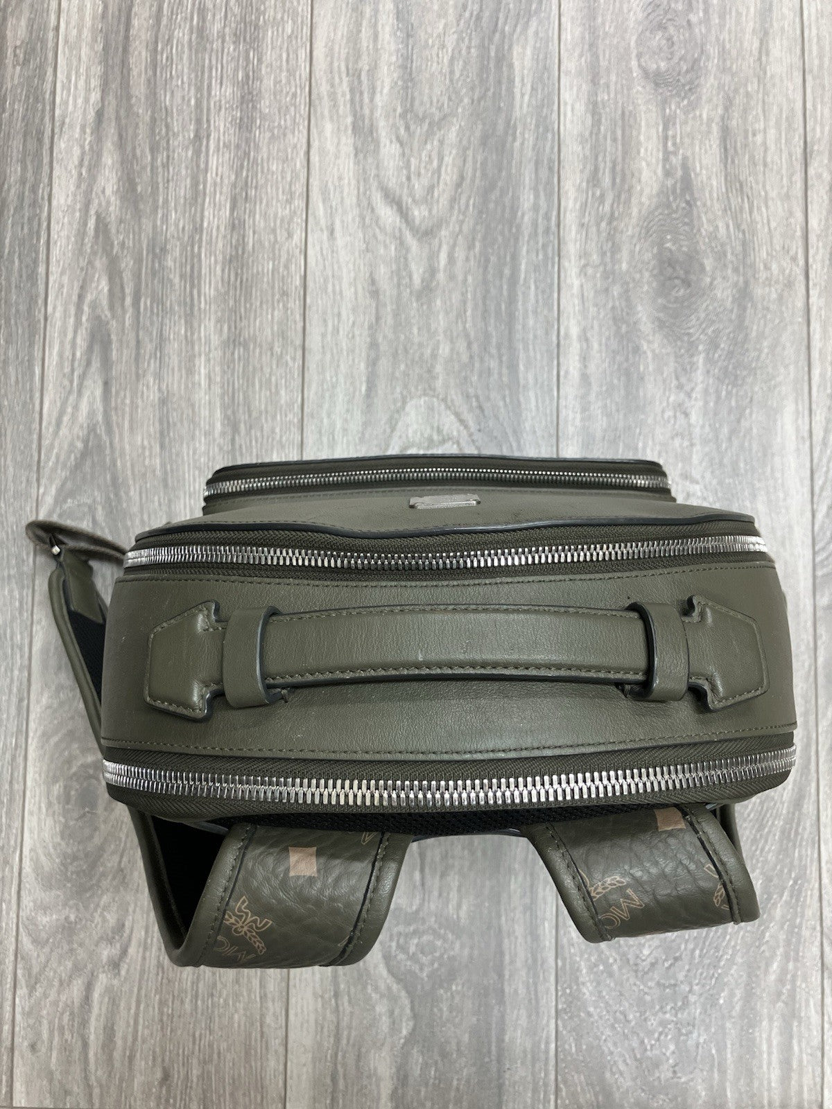 MCM Visetos Backpack ' Khaki / Sea Turtle ' | GOOD CONDITION!