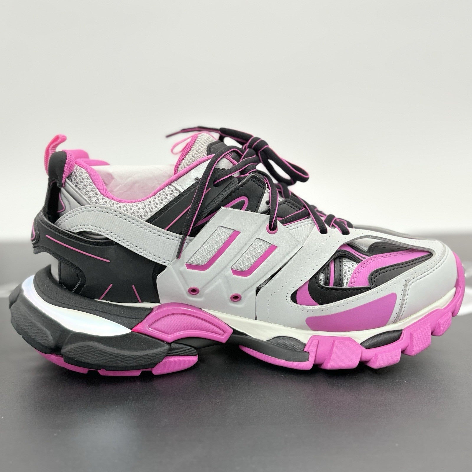 Size 40 - Balenciaga Track LED ' Pink White Black ' | BRAND NEW!