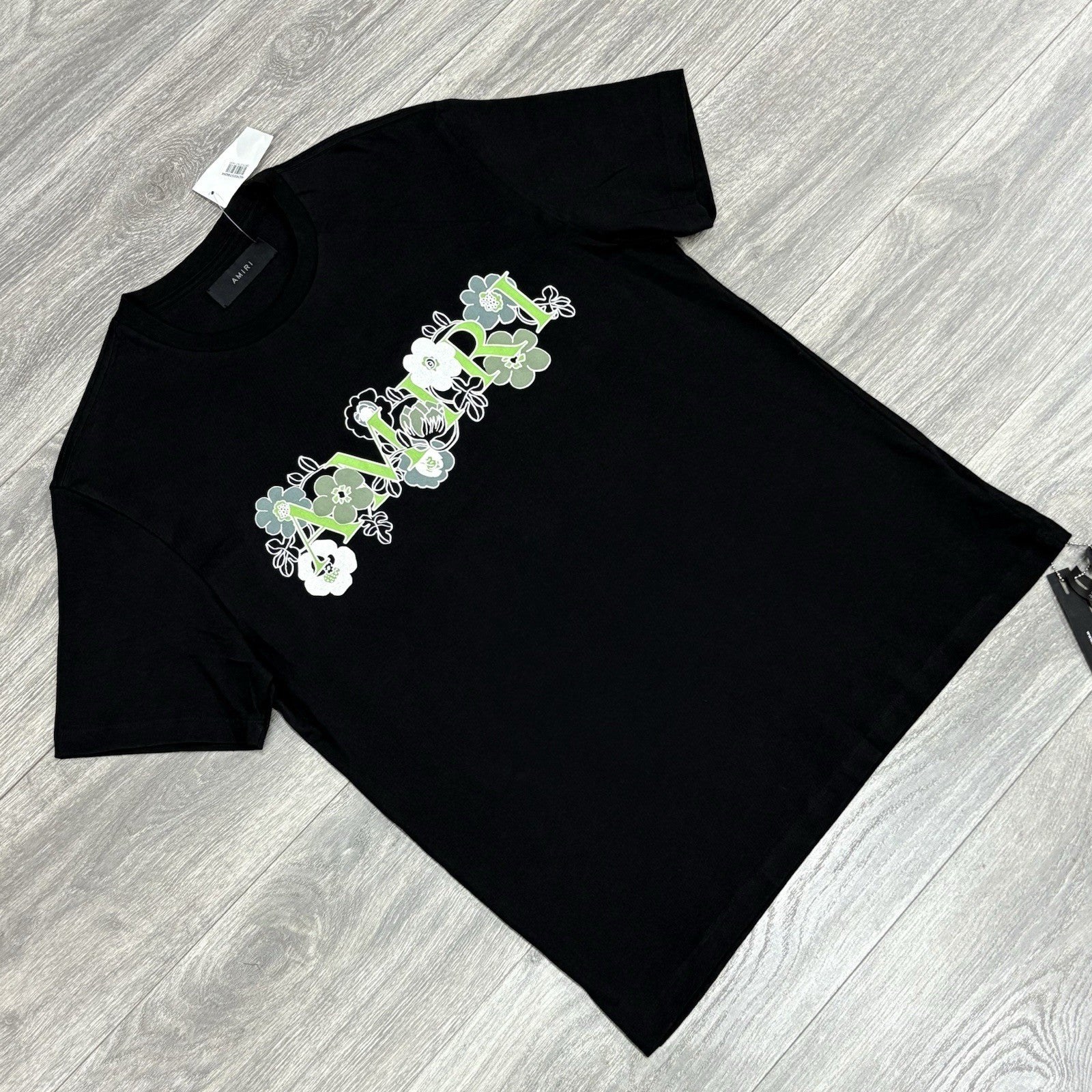 Size S - Amiri Flower logo T-Shirt ' Black ' | BRAND NEW!