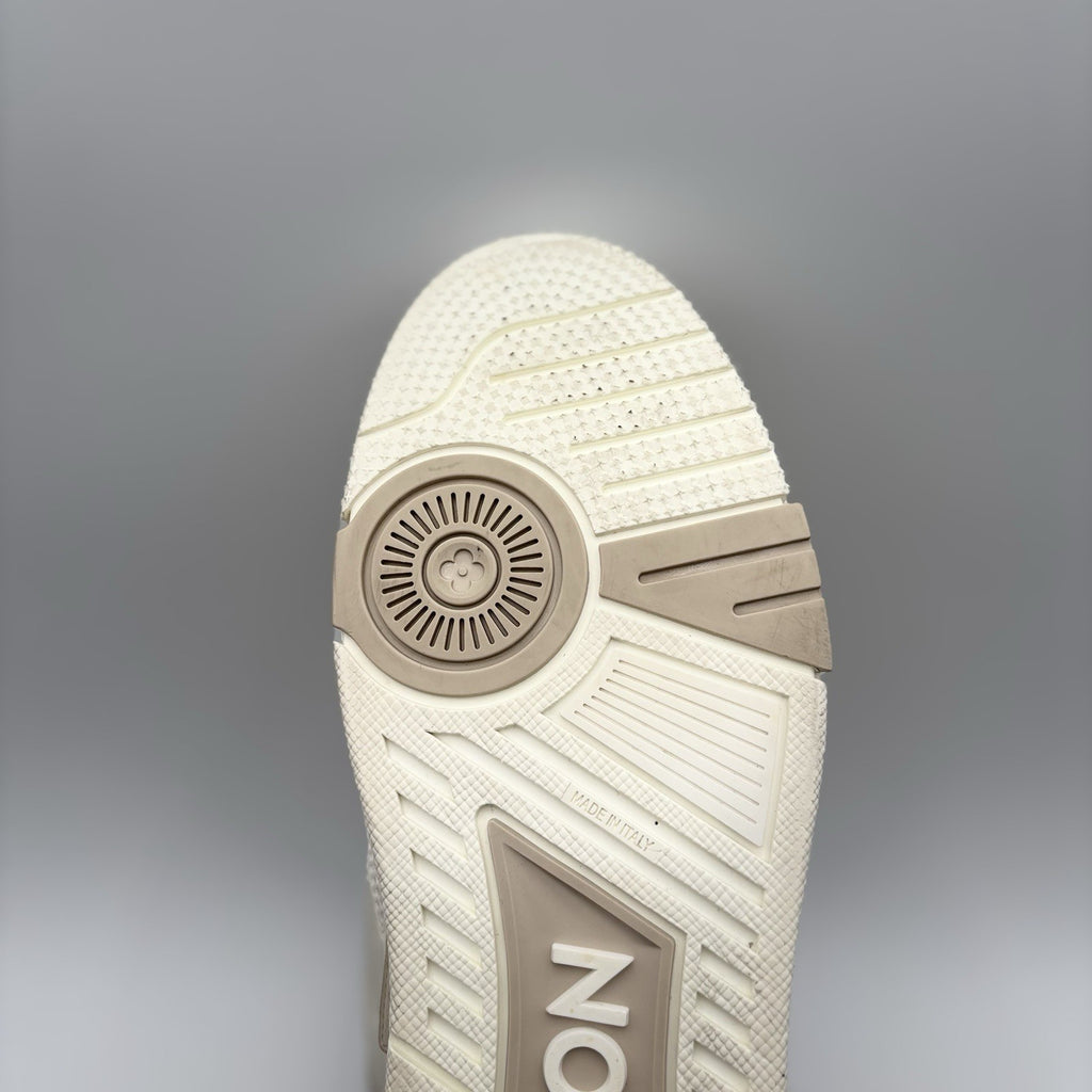 Size 7 LV (8-8.5 US) - Louis Vuitton Skate ' Beige White ' | GREAT COND!