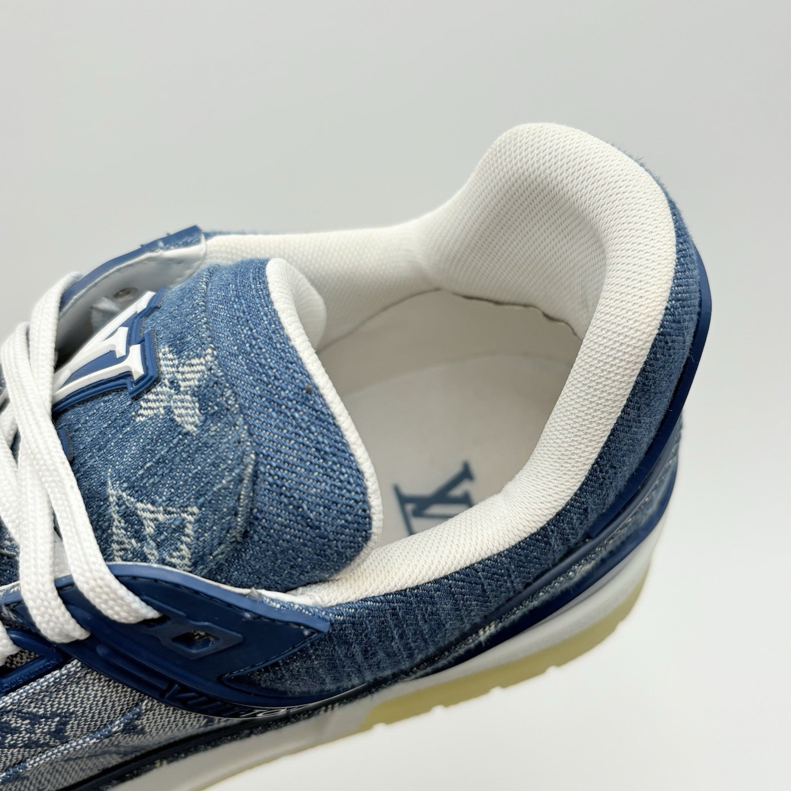 Size 8 LV (9-9.5  US) - Louis Vuitton Trainer Denim | SUPER CLEAN!