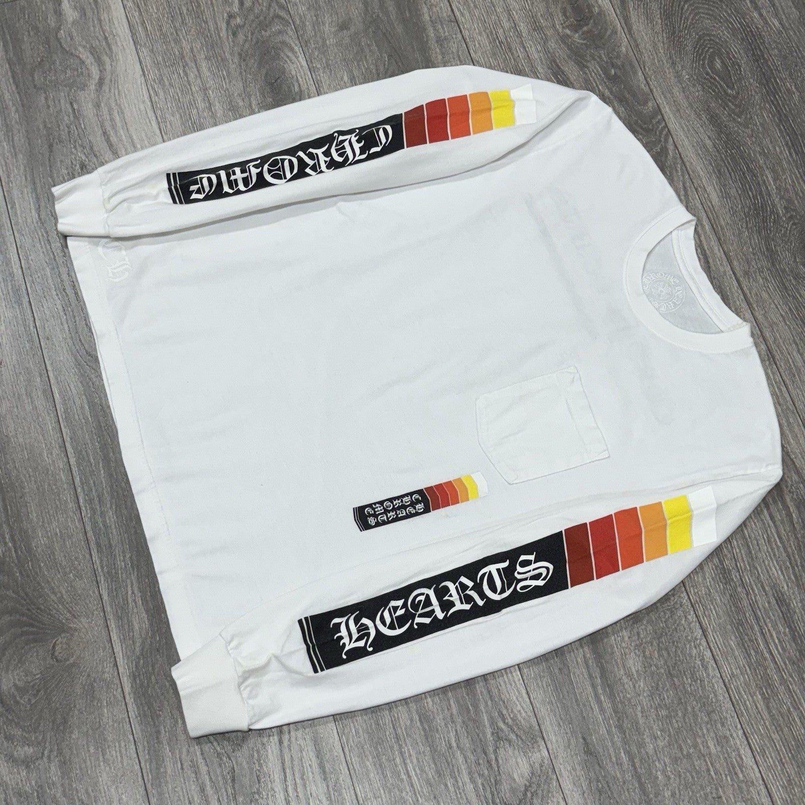 Size Large - Chrome Hearts Boost Long Sleeve T-Shirt ' White ' | GREAT COND!