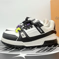 Size 12 LV (13-13.5 US) - Louis Vuitton Maxi ' Black White ' | SUPER CLEAN!