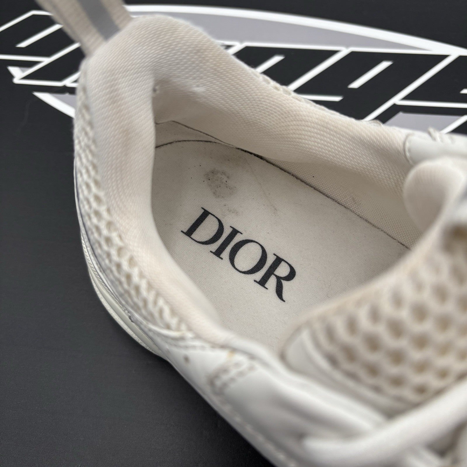 Size 44  (11 US) - Dior B22 Sneaker ' White Reflective ' | SUPER CLEAN!