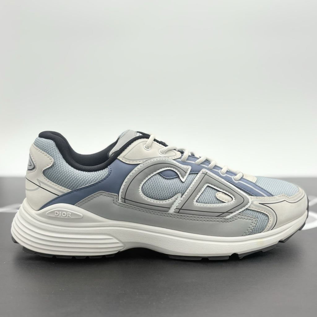 Size 46 (13 US) - Dior B30 Reflective Sneaker ' Blue Grey White ' | SUPER CLEAN!
