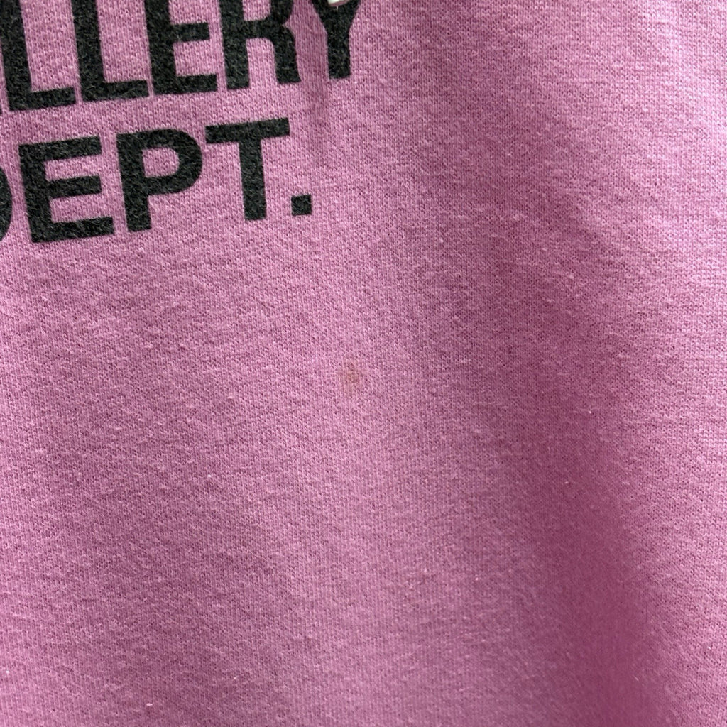 Size Large - Gallery Dept. Center Logo Hoodie ' Pink ' | GOOD CONDITION!