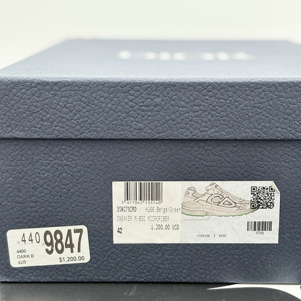 Size 42 (9 US) - Dior B30 Reflective CD30 ' Cream Green ' | SUPER CLEAN!