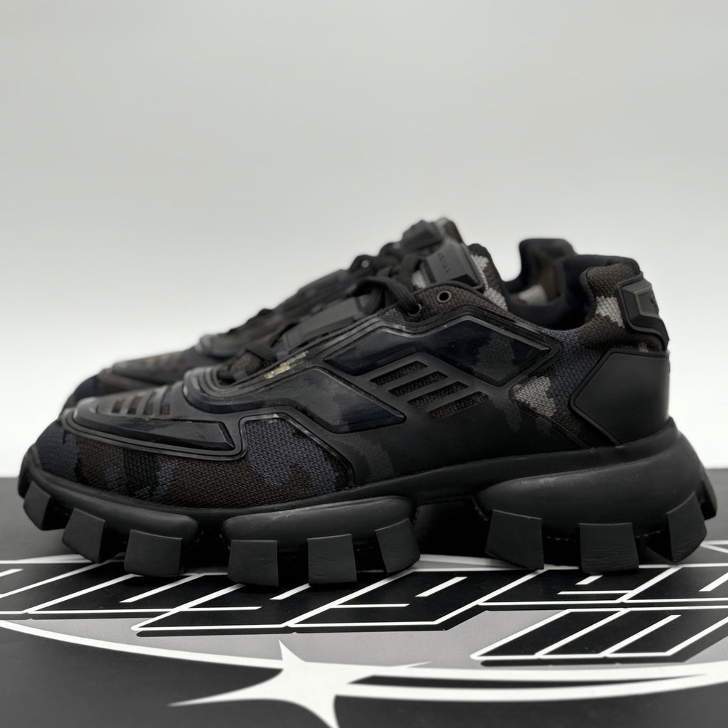 Size 11 UK (12 US) Prada Cloudbust Thunder ' Camo - Smokey Grey ' | SUPER CLEAN!