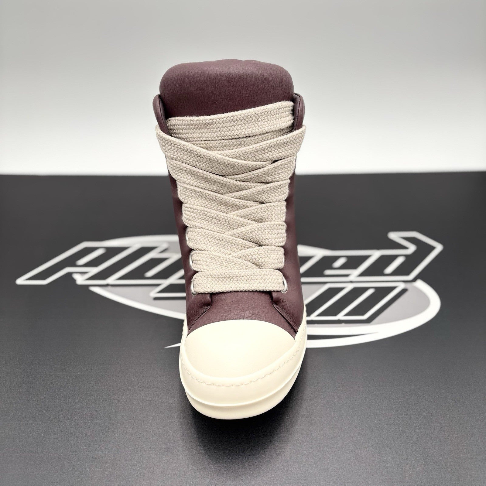 Size 41 (8 US) - Rick Owens Jumbo Lace Padded Ramones ' Amethyst ' | SUPER CLEAN