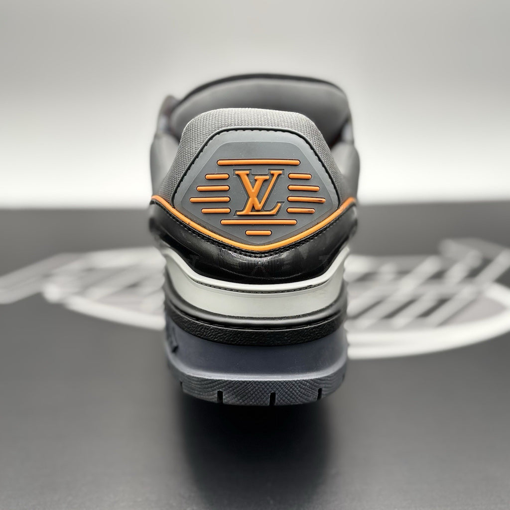 Size 10 LV (11-11.5 US) - Louis Vuitton Maxi ' Black, Orange ' | SUPER CLEAN!