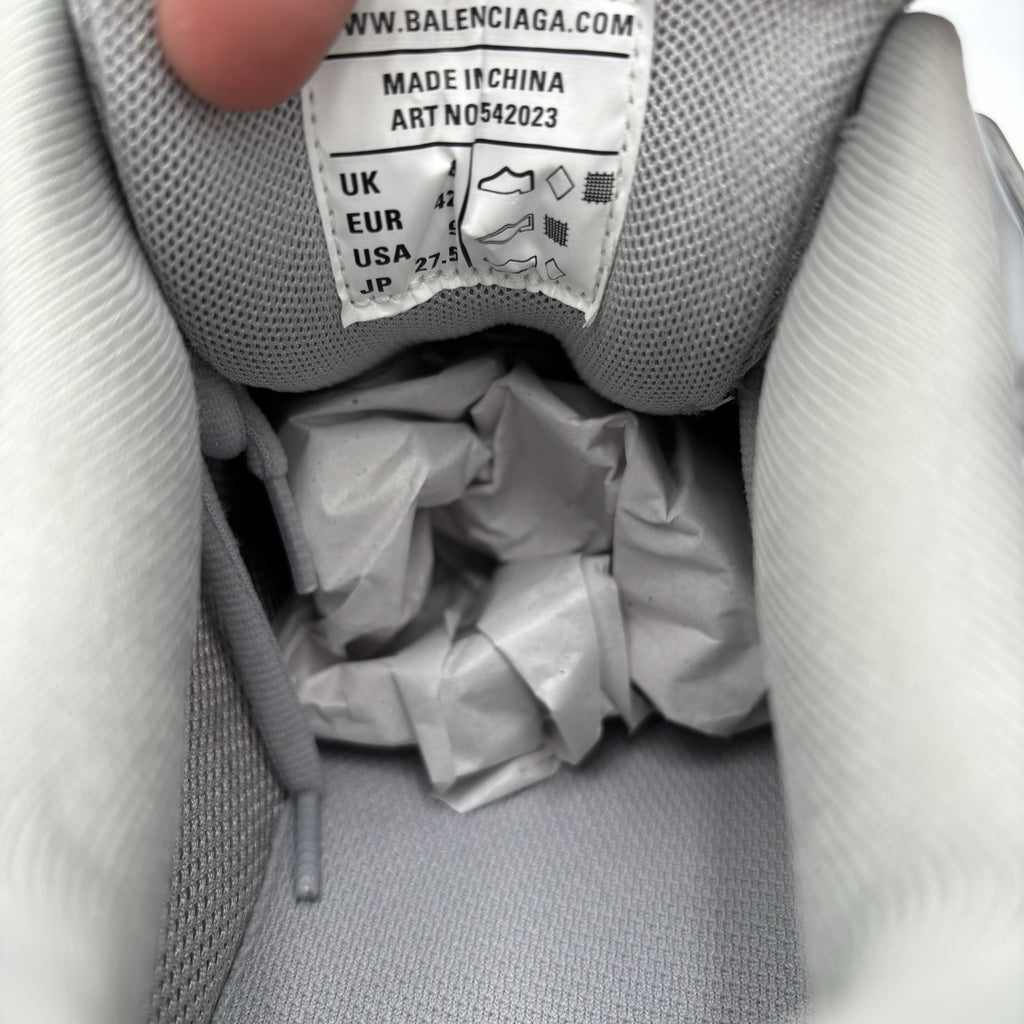 Size 42 EU (9 US) - Balenciaga Track ' Triple Silver ' | BRAND NEW!