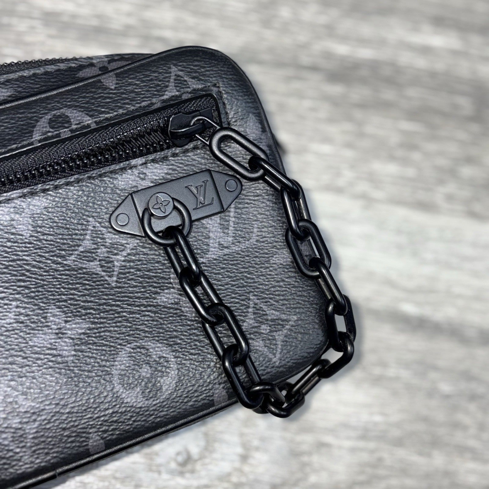 Louis Vuitton Pochette Volga Monogram Eclipse ' Black ' | SUPER CLEAN!