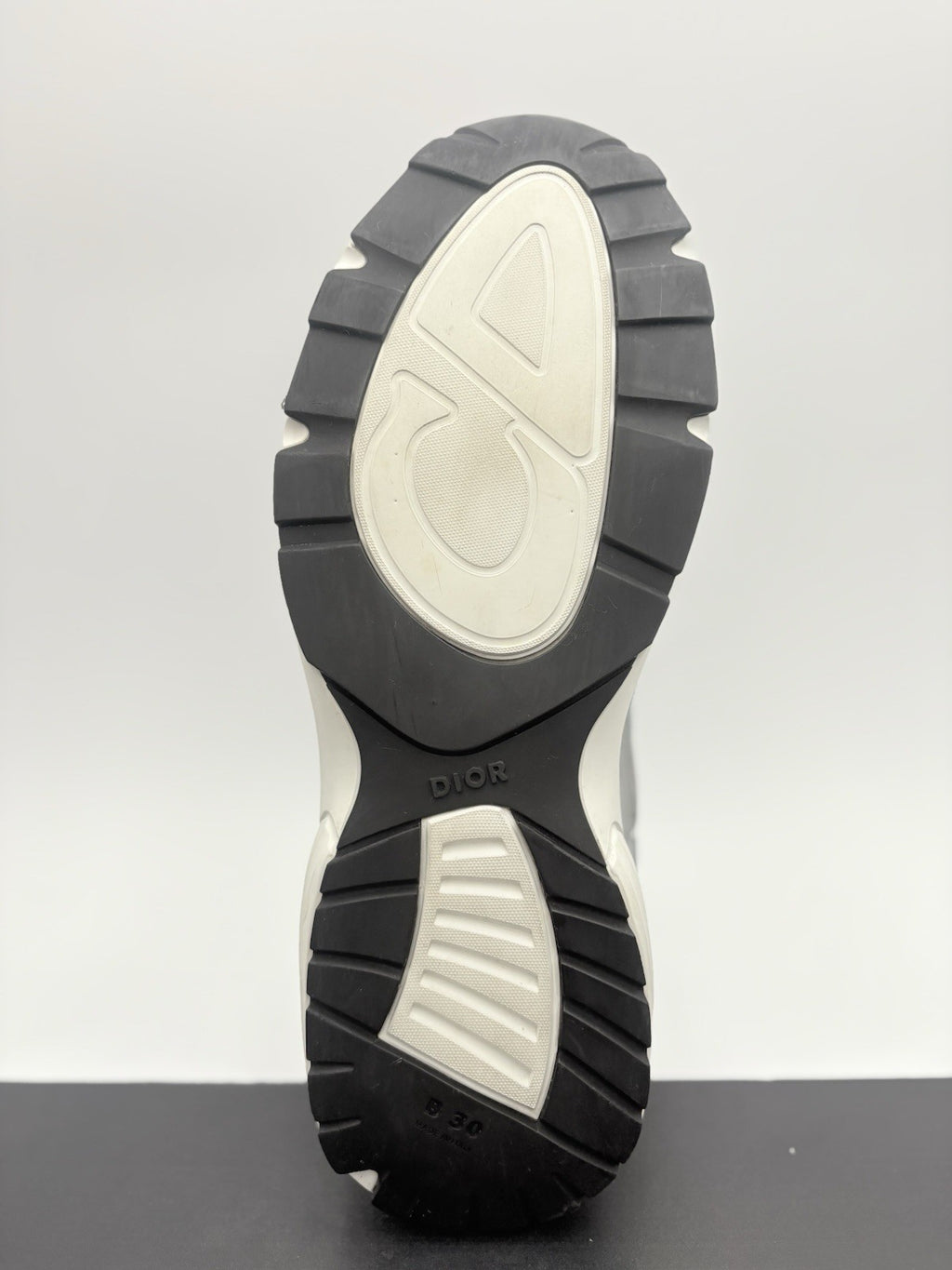 Size 46 (13 US) - Dior B30 Reflective Sneaker ' Blue Grey White ' | SUPER CLEAN!