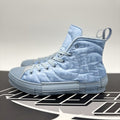 Size 43 (10 US) Dior B23 High Oblique Mirage Quilted  'Light Blue' | GREAT COND!