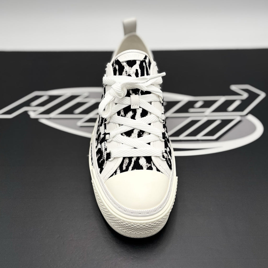 Size 43 (10US) Amiri Court Low ' White Leopard ' | Excellent!