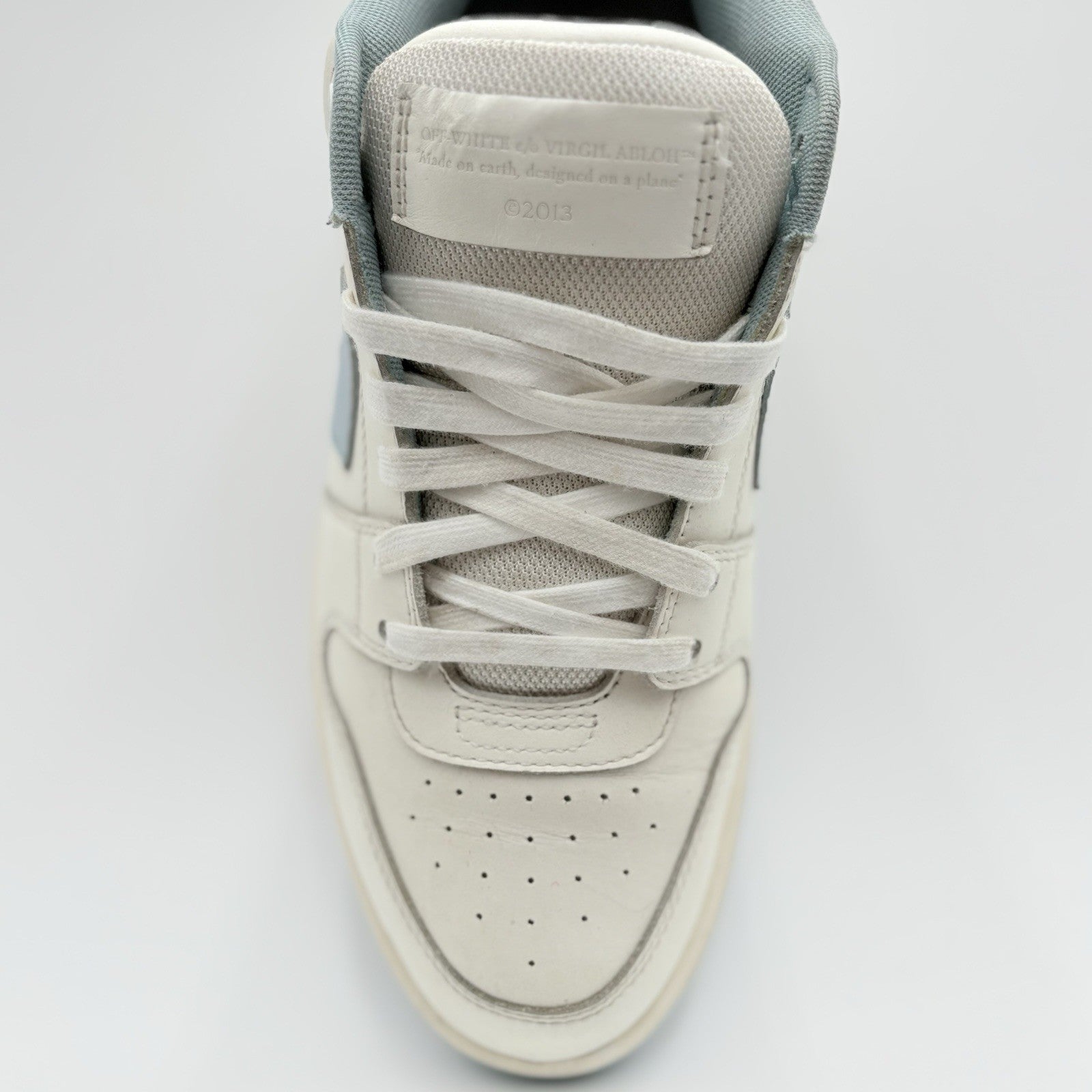 Size 41 (8 US) Off-White Out of Office ' White Light Blue ' | GOOD CONDITION!