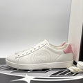 Size 40.5 (8 US) - Gucci Ace ' Interlocking G, White, Pink ' | GREAT CONDITION
