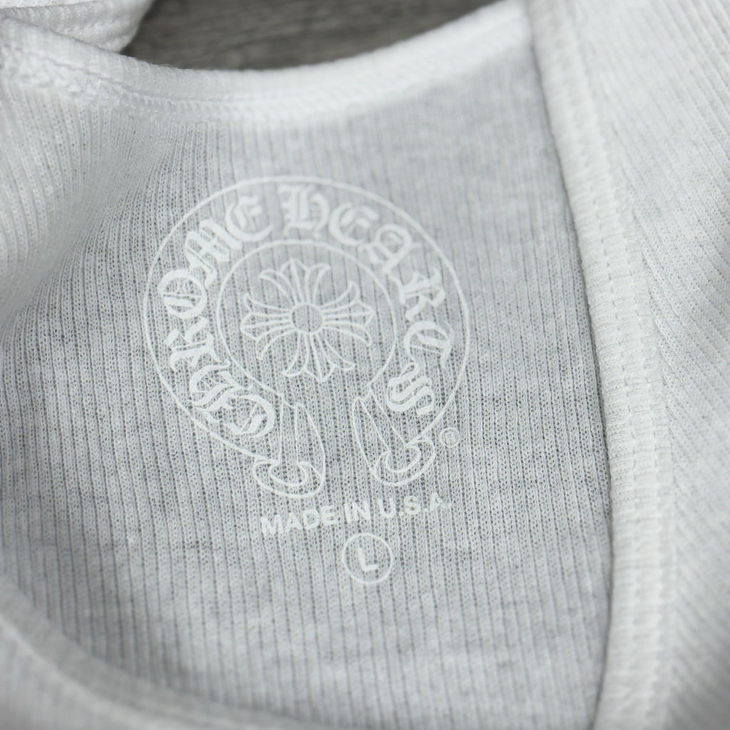 Size Large - Chrome Hearts T Bar Tank Top ' White Pink ' BRAND NEW!