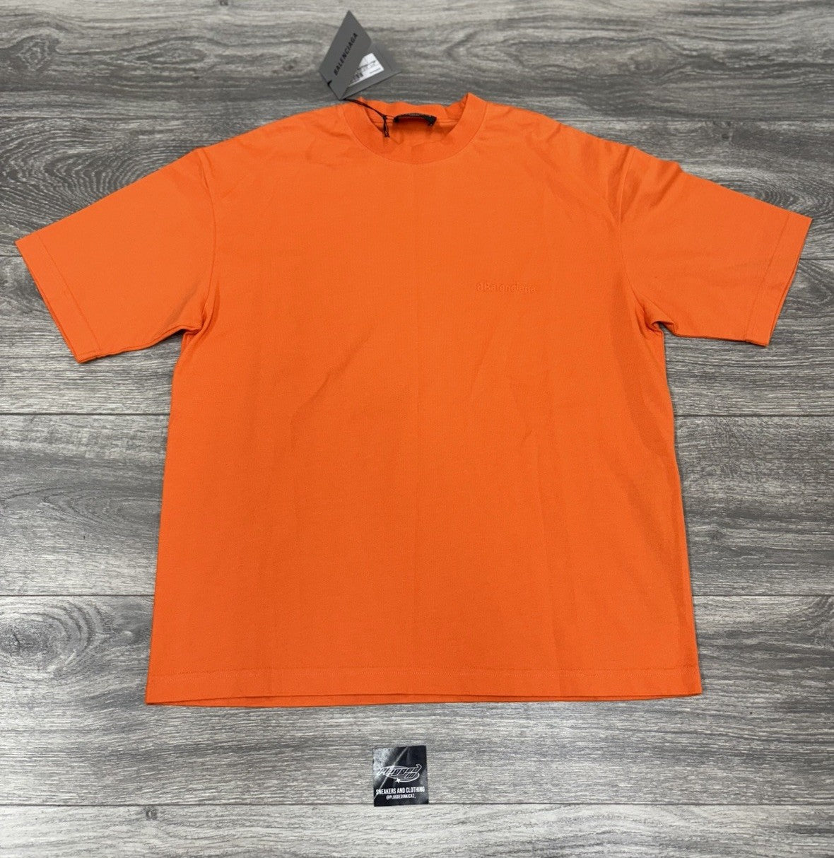 Size XXS - Balenciaga Casual T-Shirt ' Fluorescent Orange ' | NEW!