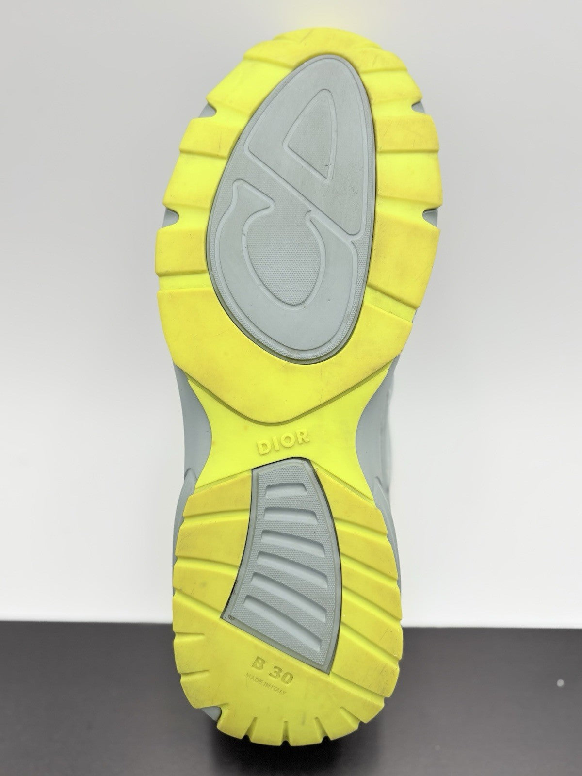 Size 44 (11 US) - Dior B30 Reflective CD30 ' Blue Neon Yellow ' | SUPER CLEAN!