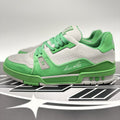 Size 10 LV (11-11.5 US) - Louis Vuitton Trainer ' Green Grey' | GOOD CONDITION!