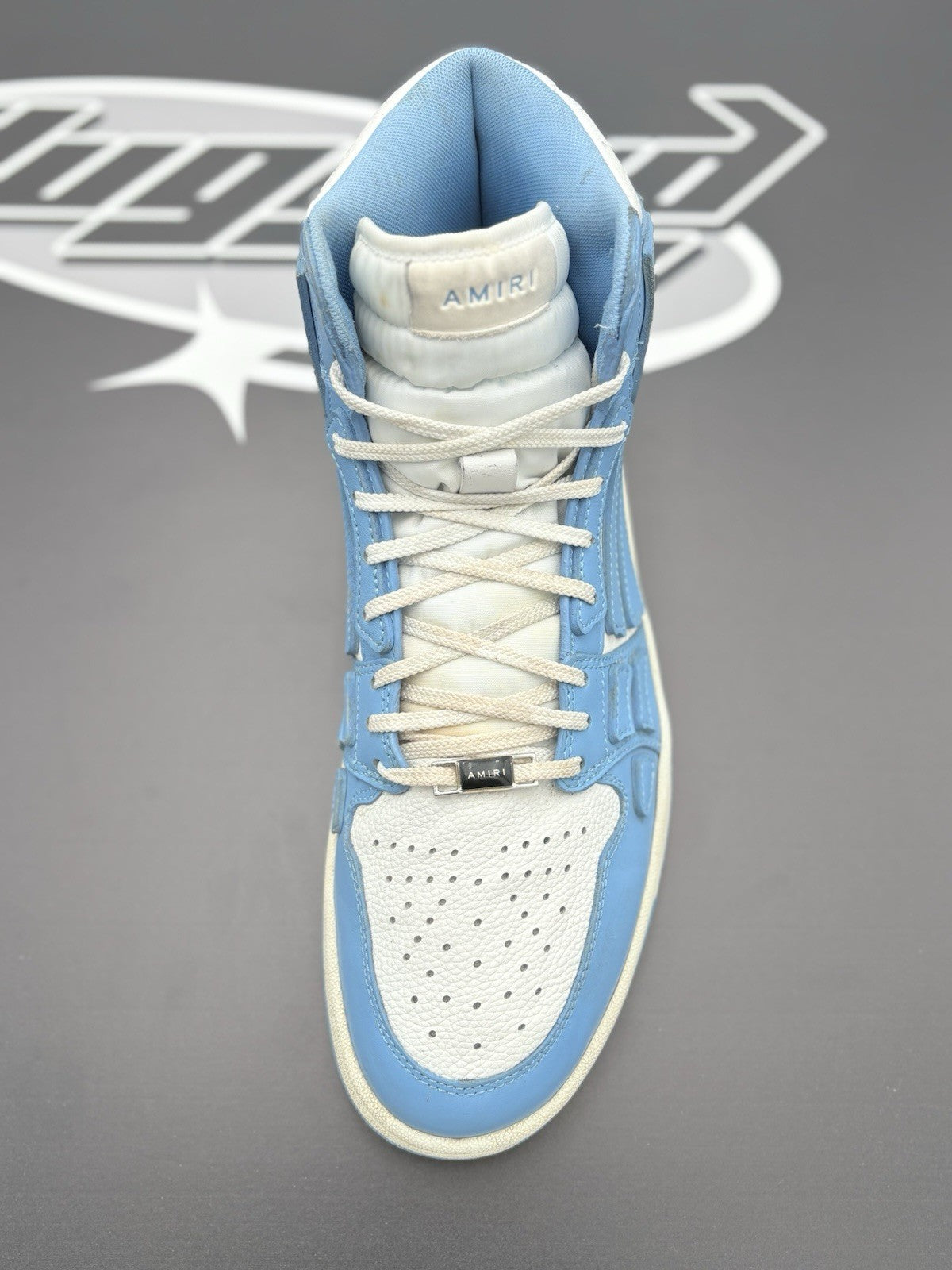 Size 44 (11 US) - Amiri Skel High Top ' Powder Blue White ' | GREAT CONDITION!