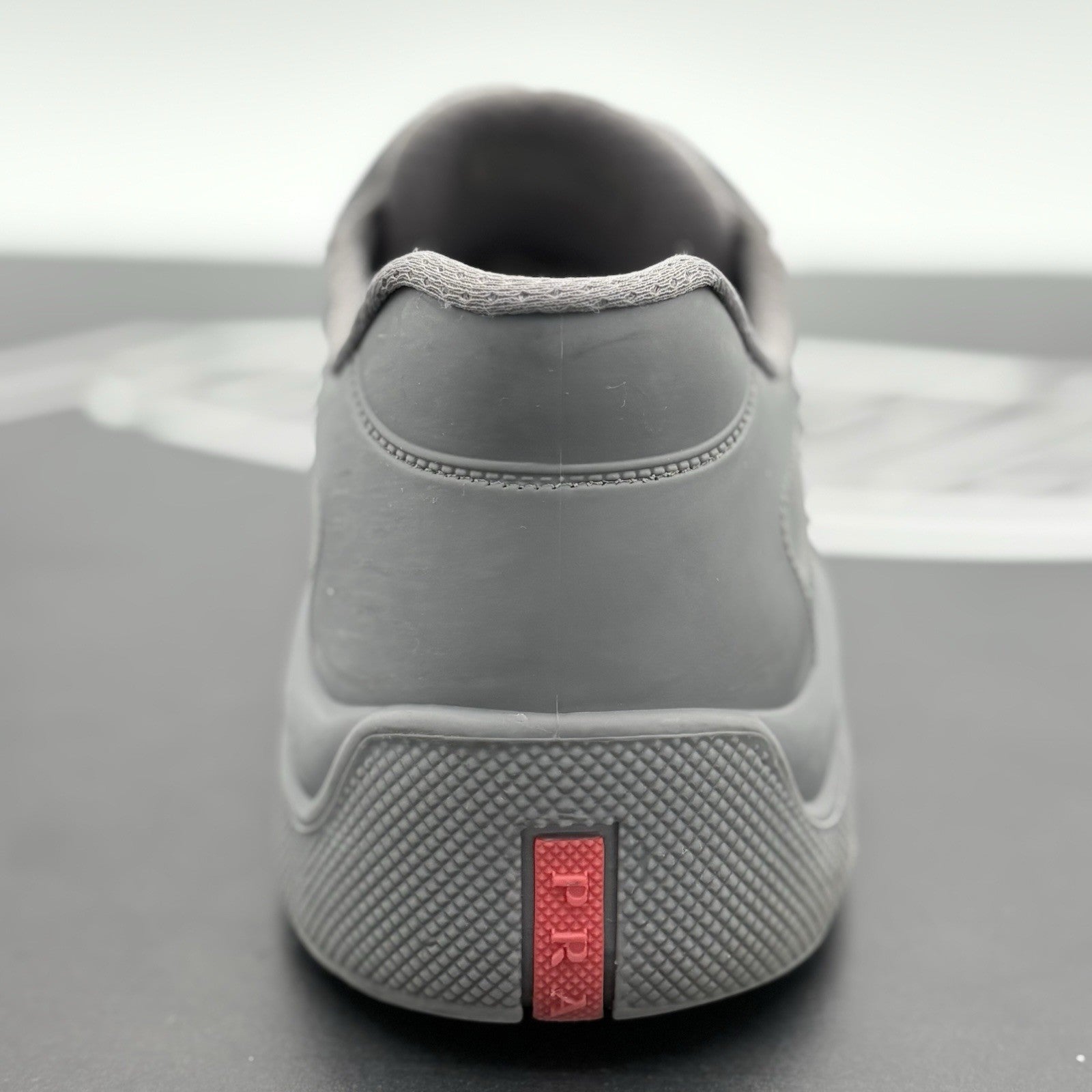 Size 43 (10 US) Prada America's Cup Soft Rubber ' Grey ' | GREAT CONDITION!