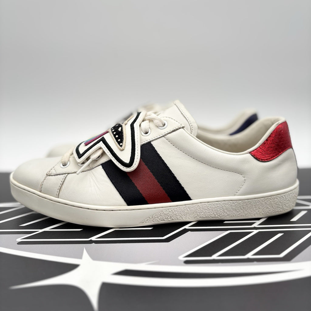 Size 9.5 G (10 US) - Gucci Ace Web Patches ' UFO, Dragon ' | GREAT CONDITION!
